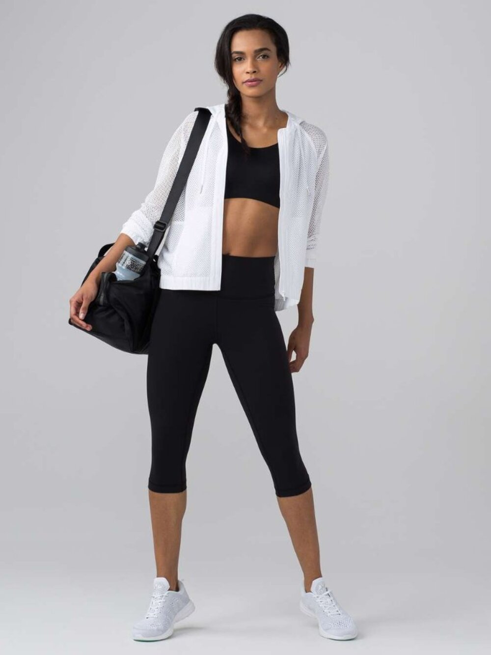 Lululemon Mesh on Mesh White Jacket Small